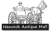 Hancock Antique Mall featuring antiques, collectibles, furniture, coins and gifts